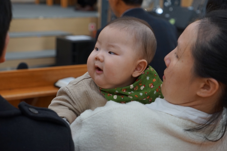 성탄절 유아세례식