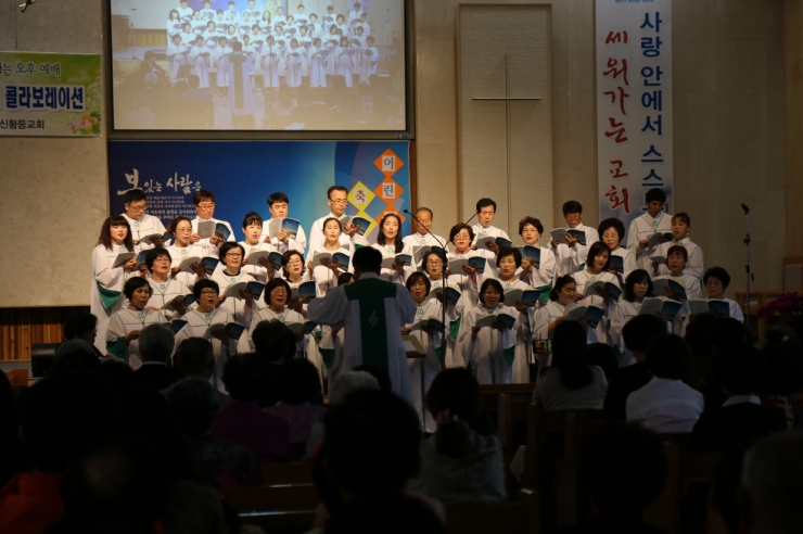 갈보리교회뮤지컬팀과 우리교회 시온성가대의...