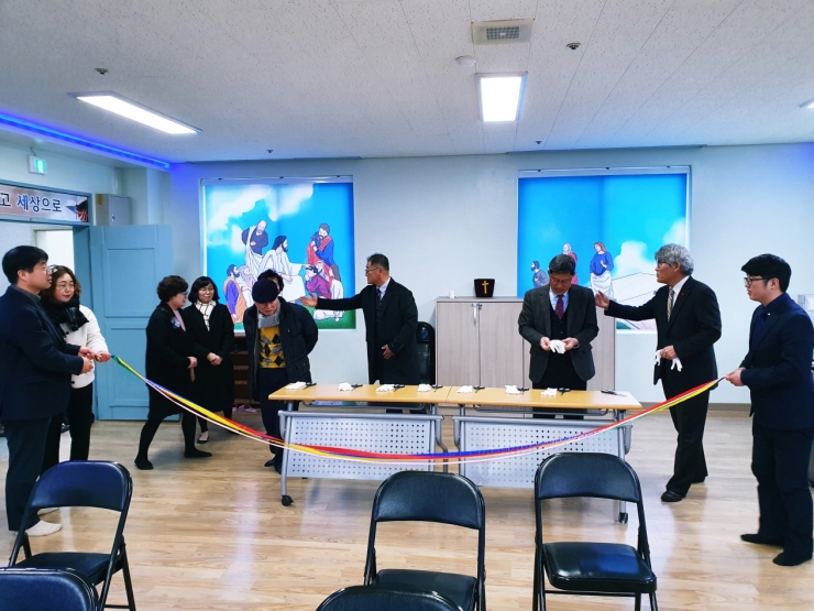 다음세대 예배실 리모델링 커팅식 