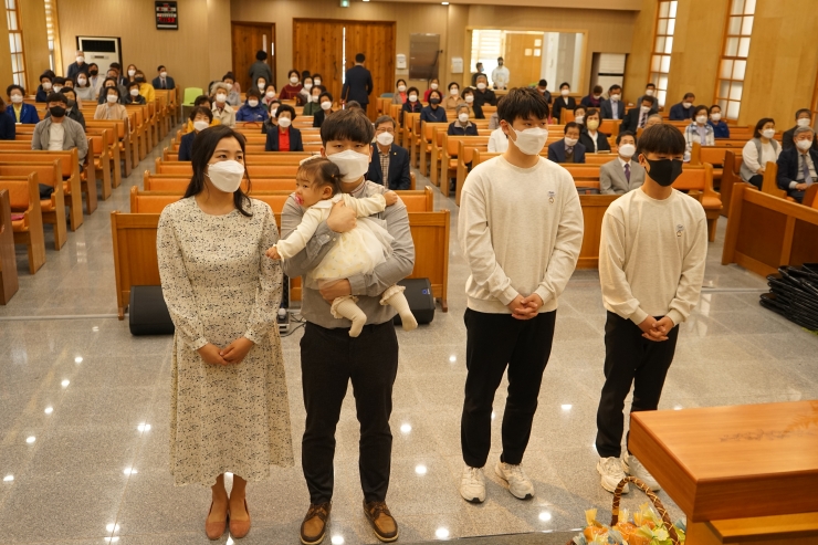 2022년 부활감사주일 및 세례식