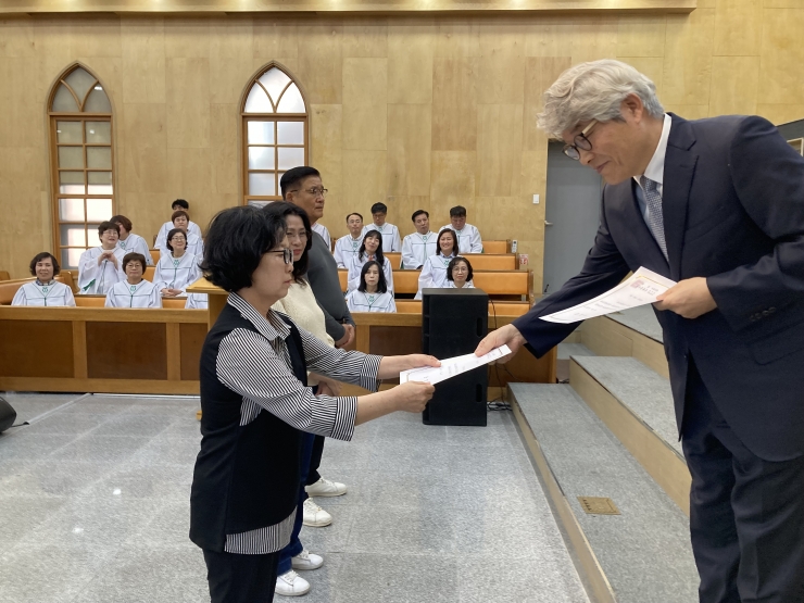 2023년 10월 1일 새가족 수료식