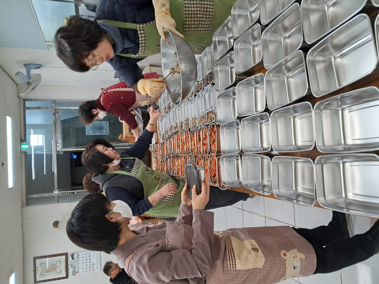 2023년 2월 4일 반찬봉사 전도시작